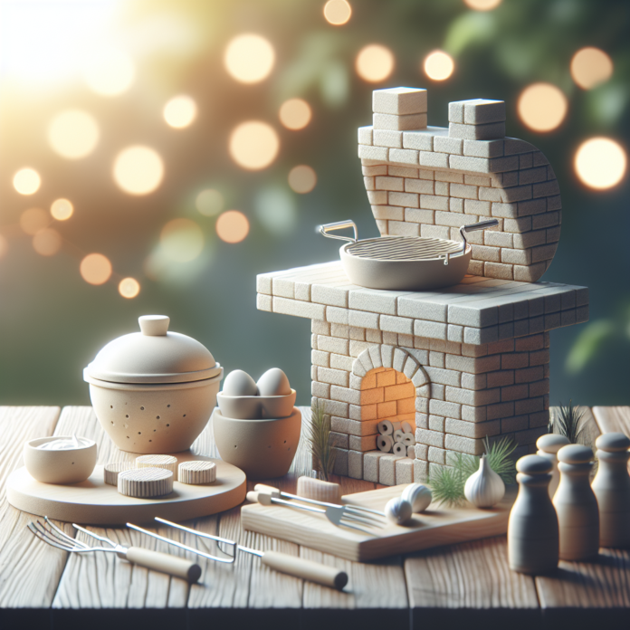 Barbecues fixes en briques réfractaires