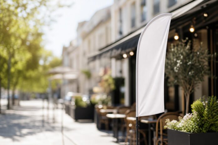 drapeau-restaurant-pour-attirer-davantage-de-clients-devant-votre-tablissement